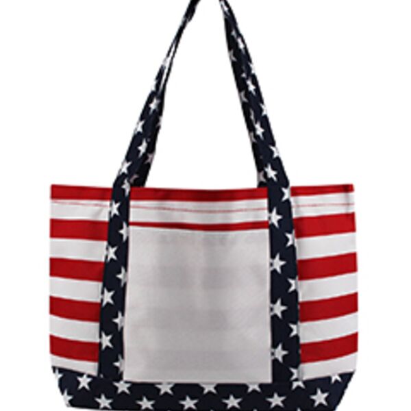 Patriotic Beach Tote Bag Thumbnail